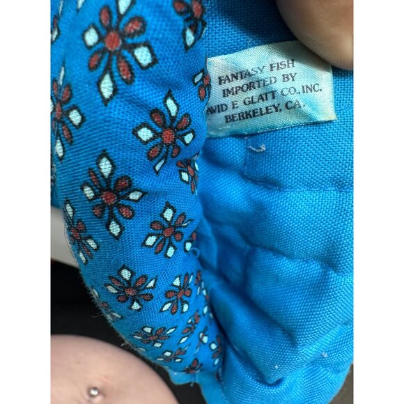 Colorful Fish Shaped Quilted Potholders By David E. Glatt set of 2 colorful blue - Picture 6 of 15